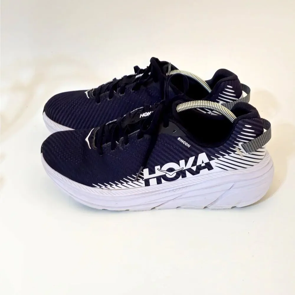 Hoka Rincon Men's Navy Blue and White Athletic Running Shoes